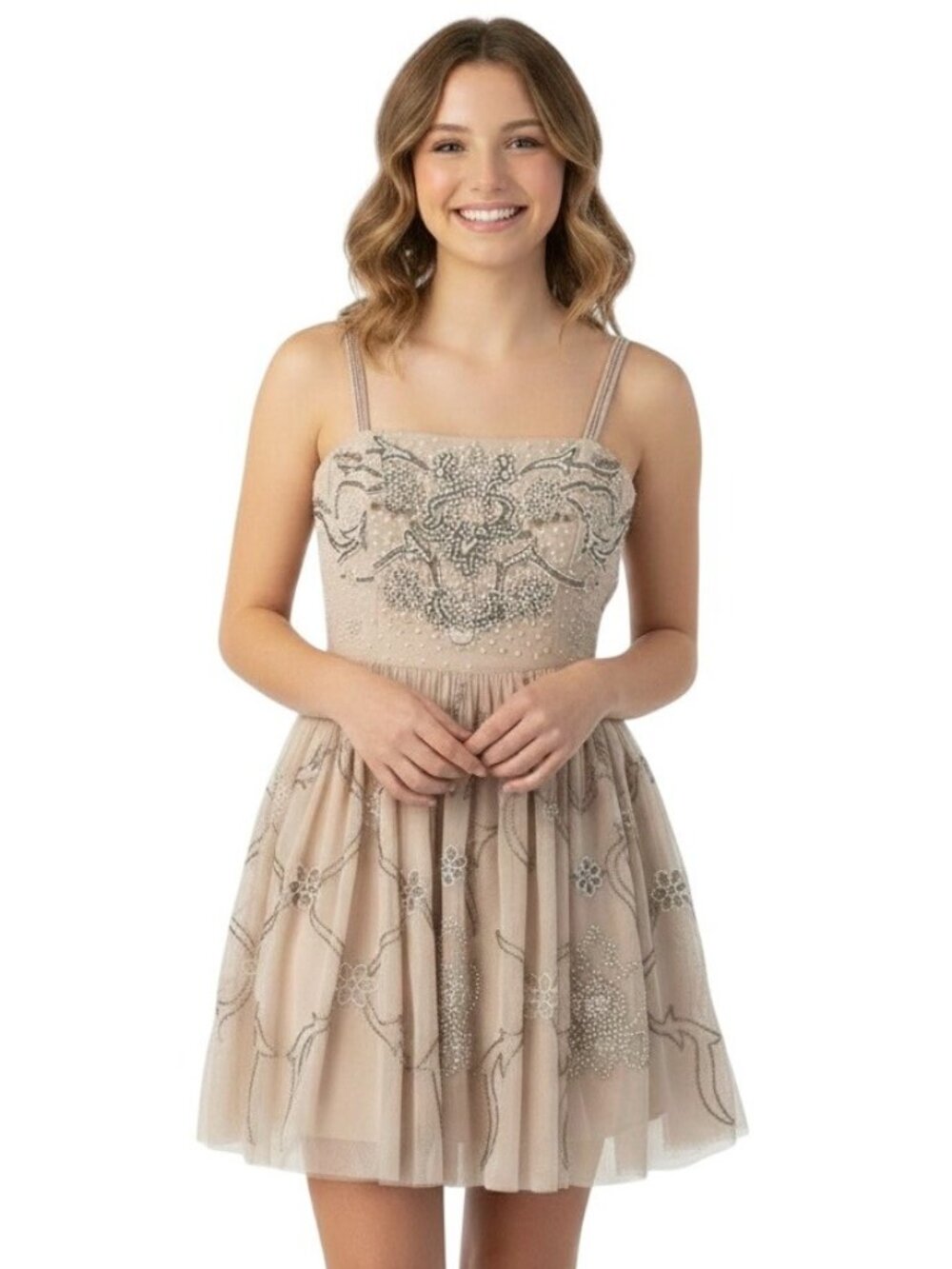 Needle and Thread Dress Hand Embellished Size 4